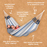 Hamac Kingsize La Siesta Brisa Sea Salt