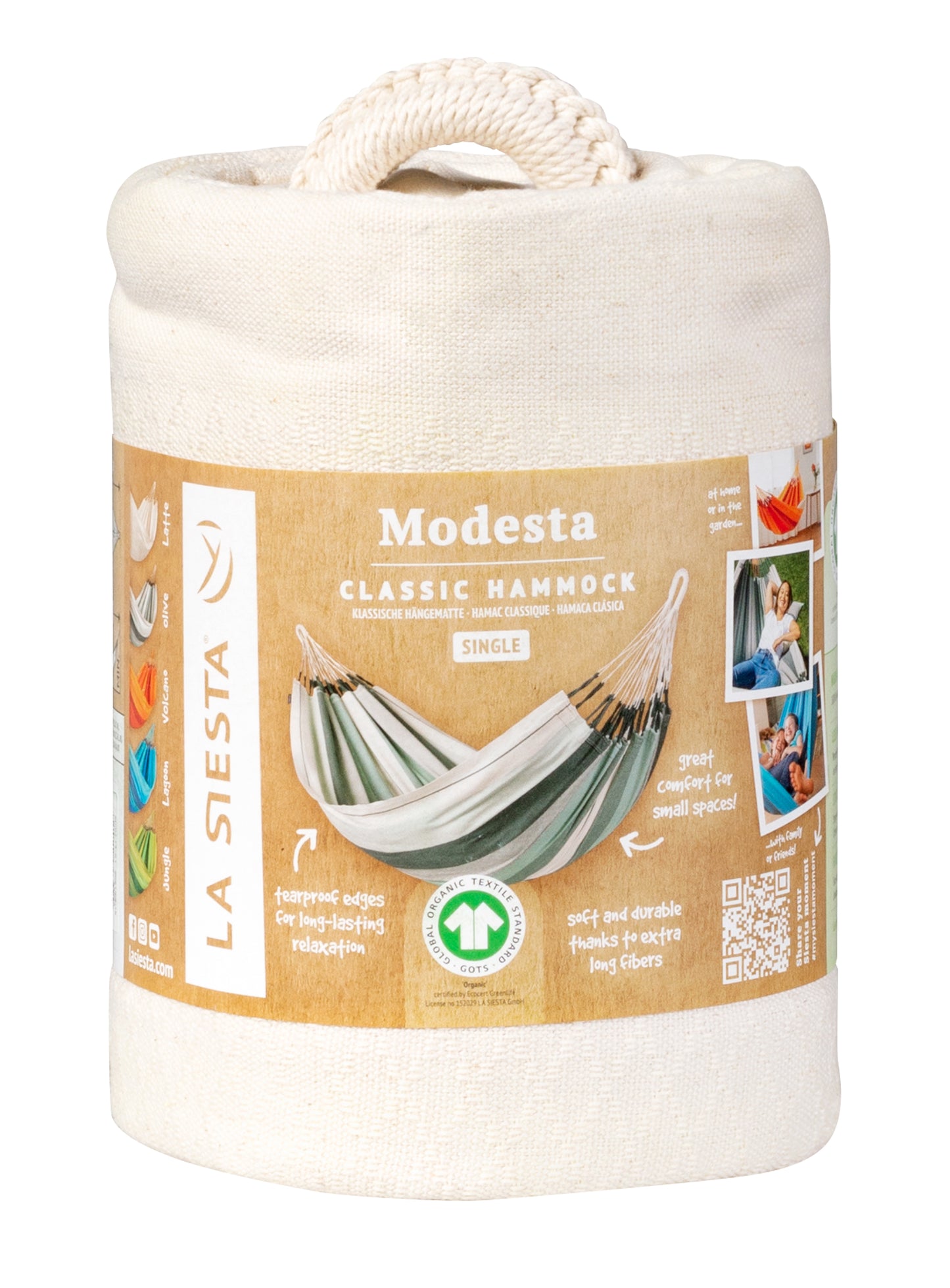 Hamac single La Siesta Modesta Latte