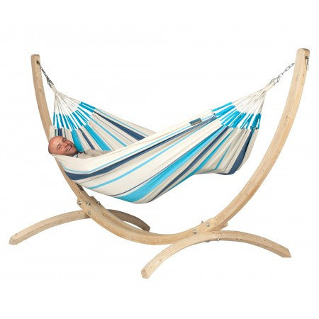 Hamac single La Siesta Caribena Aqua blue