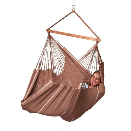 Scaun suspendat lounger La Siesta Habana Chocolate