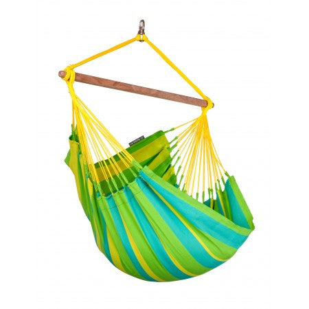 Scaun suspendat basic La Siesta Sonrisa Lime